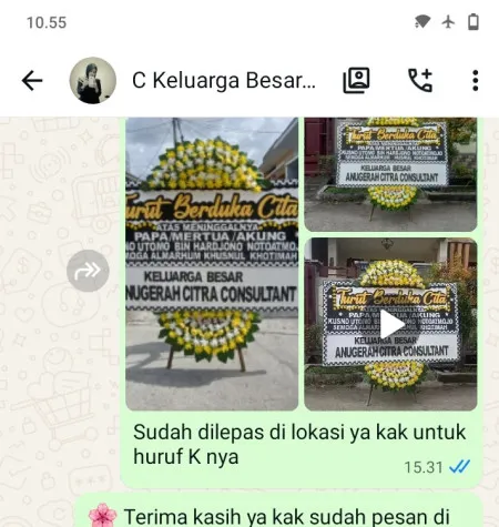 Pengiriman Papan Bunga Duka Bandung Barat